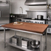 Thumbnail image #2 for John Boos Boos Block American Black Walnut Edge Grain Kitchen Countertop, 72 x 42 x 1-1/2 Inches, No Backsplash