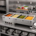 Thumbnail image #2 for Vollrath Four-Well Drop-In Electric Hot Food Well, 12 x 20 Full-Size Pans, Marine-Grade 316 Stainless, Thermostatic, 120V