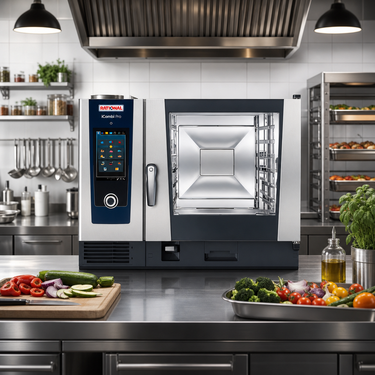 Product image #2 for RATIONAL iCombi Pro 6-Full Size Electric Countertop Combi Oven with AutoDose, 480/440V 3-Phase