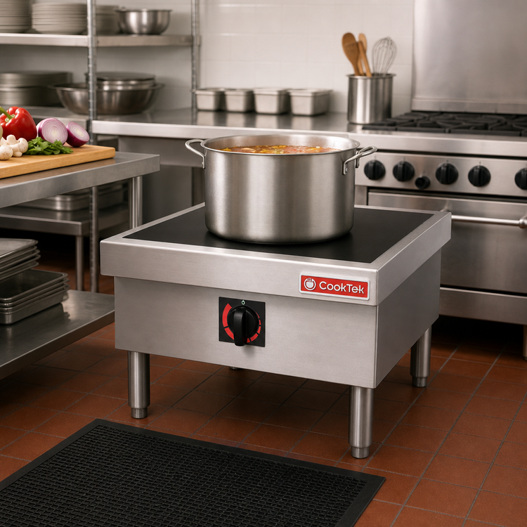 Product image #2 for CookTek MSP7000-200 Freestanding Stock Pot Induction Range