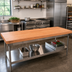 Thumbnail image #2 for Boos Block American Cherry Edge Grain Kitchen Countertop, 84 x 27 x 2-1/4 Inch, Oil Finish