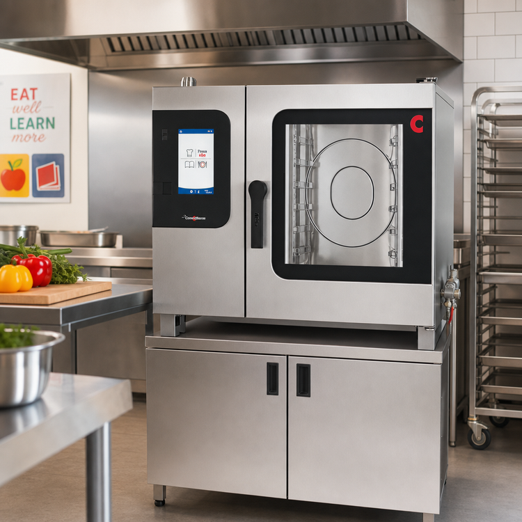 Product image #2 for Convotherm Maxx Pro 6.10 K-12 School Package Gas Combi Oven with easyTouch Control