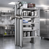 Thumbnail image #2 for Eagle Group Back-To-Back Heavy Duty Cantilevered Shelving Uprights, 120-Inch, Stainless Steel