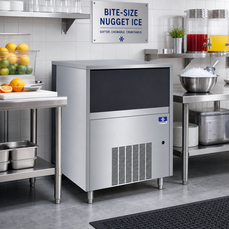 Product image #2 for Manitowoc UNK0300AZ Bite-Size Nugget Ice Machine with 60 lb Bin