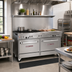 Thumbnail image #2 for Southbend Ultimate 60-Inch Gas Restaurant Range with 6 Open Burners, Right 24-Inch Griddle/Broiler, and 2 Standard Ovens