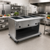 Thumbnail image #2 for Spec-Master PHT6OB-240-3 Portable Hot Food Table, 6-Well, Electric, 97-3/4