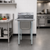 Thumbnail image #2 for Eagle Group 314 Series 1-Compartment Stainless Steel Sink with 18-Inch Left Drainboard and 9-1/2-Inch Backsplash