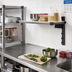 Thumbnail image #2 for Cambro Camshelving Elevation Series Wall-Mounted Solid Add-On Shelf Kit, 14 x 36 Inches