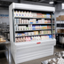Thumbnail image #2 for Howard-McCray 35E Series 147-Inch Dairy Open Merchandiser, Endless Design, 2-Row LED Lit Shelves, Remote Refrigeration