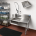 Thumbnail image #2 for BK Resources 48-Inch Straight Soiled Dish Table with Pre-Rinse Sink, Right-to-Left Operation