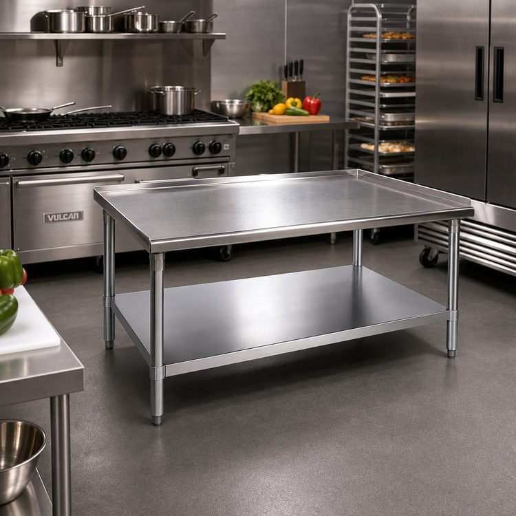 Product image #2 for John Boos Stallion 36-Inch x 30-Inch Stainless Steel Equipment Stand with Adjustable Undershelf