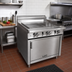 Thumbnail image #2 for Titan JTRH-36IP-36C Heavy Duty 36-Inch Gas Range with Plancha Top and Convection Oven