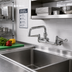 Thumbnail image #2 for Equip 8-Inch Wall Mount Swivel Faucet with 10-Inch Swing Nozzle, Low-Lead