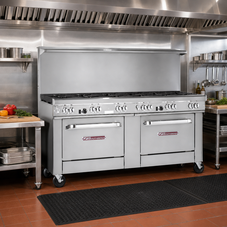 Product image #2 for Southbend Ultimate 72-Inch Gas Restaurant Range with 11 Open Burners and 2 Standard Ovens