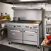 Thumbnail image #2 for Southbend Ultimate 48-Inch Gas Restaurant Range with 2 Open Burners, 36-Inch Griddle, Convection Oven and Cabinet Base