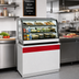 Thumbnail image #2 for 48-Inch Countertop Refrigerated Bottom-Mount Deli Merchandiser with Curved Glass Front