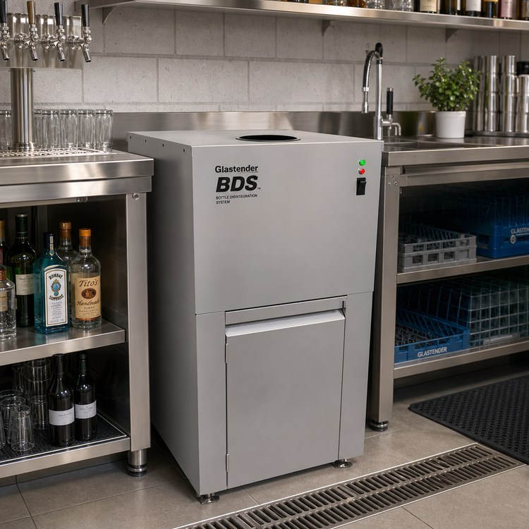 Product image #2 for Glastender BDS Underbar Bottle Disintegration System, Stainless Steel, 120V