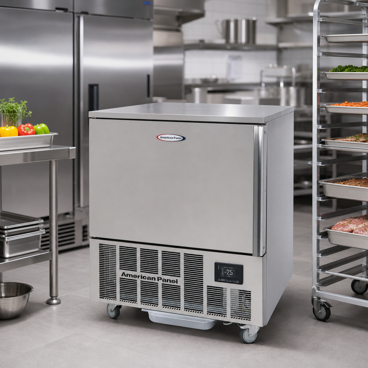 Product image #2 for HURRiCHiLL AP5BCF45-2-P Reach-In Self-Contained Blast Chiller/Shock Freezer, 5-Pan, 208V