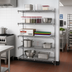 Thumbnail image #2 for Metro Super Erecta Super Adjustable Add-On Wire Shelving Unit, 24W x 18D x 74H, Chrome Plated, 5 Shelves