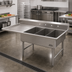Thumbnail image #2 for John Boos Pro-Bowl 3-Compartment Stainless Steel Platter Sink with 18-Inch Left Drainboard
