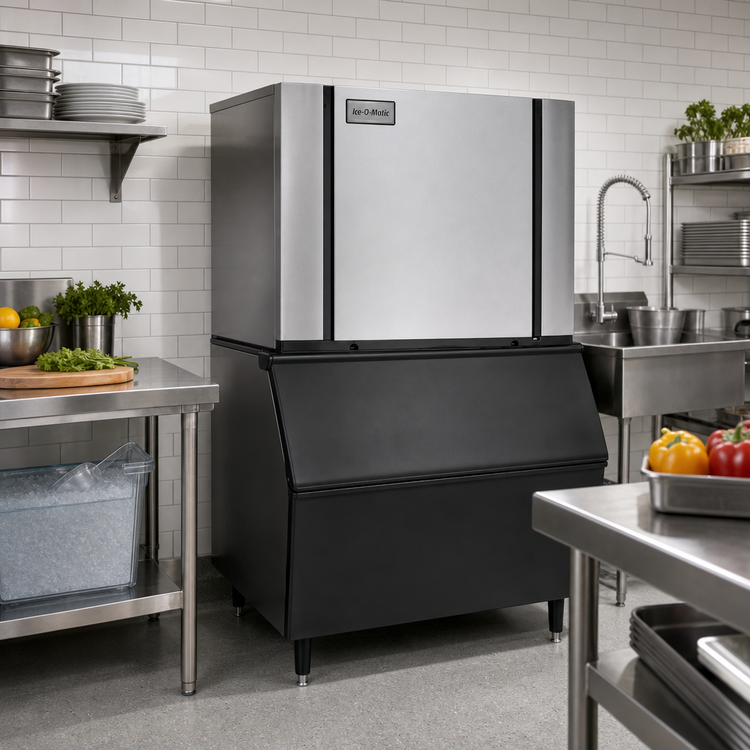 Product image #3 for Ice-O-Matic Elevation Series 48-Inch Water-Cooled Modular Full Cube Ice Maker, 1,560 lb/Day