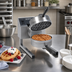 Thumbnail image #2 for Silverstone Single Countertop Belgian Waffle Baker, Round 7-Inch Waffles, Digital Controls, 120V