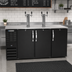 Thumbnail image #2 for Beverage-Air DDN72HC-B 72-Inch Direct Draw Draft Beer Cooler with 3-Keg Capacity and 4 Faucets