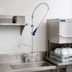 Thumbnail image #2 for EasyInstall Deck-Mount Pre-Rinse Unit with Spring-Action Gooseneck, 6 Inch Add-On Faucet, and 1.07 GPM Spray Valve