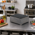Thumbnail image #3 for Cal-Mil Ashwood Rectangular Single-Burner Countertop Induction Unit with Glass Top, Gray Wash Oak