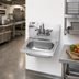 Thumbnail image #2 for Krowne Wall-Mount Stainless Steel Hand Sink with Low-Lead Gooseneck Faucet