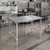 Thumbnail image #2 for John Boos Stallion 30 Inch x 36 Inch 14-Gauge Stainless Steel Work Table with Safety Edge