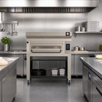 Thumbnail image #2 for Pizza Group PWD9 Single Deck Electric Full-Size ActiveStone Pizza Oven