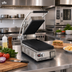 Thumbnail image #2 for Star Pro-Max 2.0 7.5-Inch Grooved Cast Iron Commercial Panini Press, 240V
