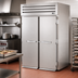 Thumbnail image #2 for True Spec Series Roll-Thru Two-Section Heated Holding Cabinet with Front and Rear Solid Swing Doors