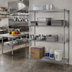 Thumbnail image #2 for Metro Super Adjustable Super Erecta 4-Shelf Chrome-Plated Wire Shelving Add-On Unit, 48W x 24D x 63H