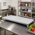 Thumbnail image #3 for Cambro Camshelving Premium Solid Shelf Kit, 18 x 72 Inches, Speckled Gray