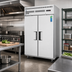 Thumbnail image #2 for Everest Refrigeration ESF2 Two-Section Reach-In Freezer, 48 Cu. Ft., Self-Contained Top-Mounted Refrigeration, Solid Locking Doors