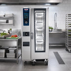 Thumbnail image #2 for RATIONAL iCombi Pro® ICP 20-HALF NG 120V 1 PH (LM100FG) Floor Model Combi Oven, Natural Gas, 20 Half-Size Pan Capacity