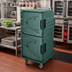 Thumbnail image #3 for Cambro Camtherm Tall Profile Electric Hot Holding Cabinet with Double Doors, 12 Sheet Pan Capacity, Granite Green