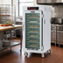 Thumbnail image #2 for Metro C5 8 Series 3/4 Height Mobile Controlled Temperature Holding Cabinet with Double-Pane Glass Doors and Universal Wire Slides