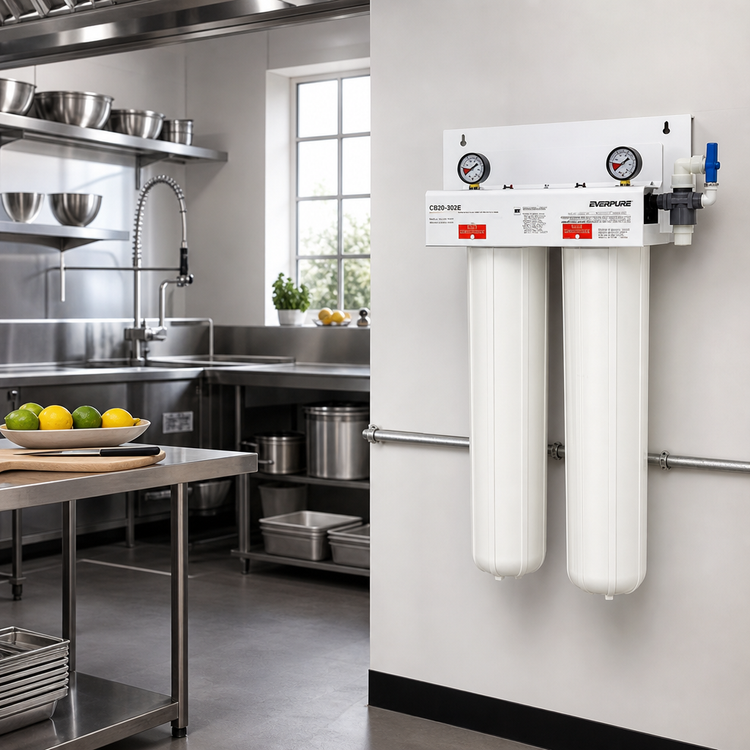 Product image #2 for Everpure CB20-302E Single Commercial Water Filtration System, 20,000 Gallons, 5.0 GPM