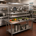 Thumbnail image #2 for Advance Tabco AUR-72 Adjustable Table-Mounted Stainless Steel Utensil Rack with 9 Plated Pot Hooks, 72 Inch