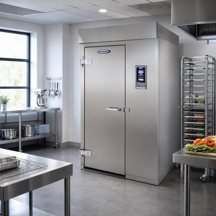 Product image #2 for HURRiCHiLL Modular Roll-In Blast Chiller/Shock Freezer, Remote Refrigeration, 1 Mobile Rack