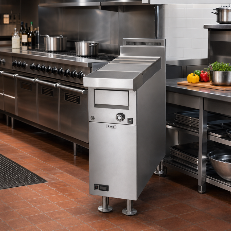 Product image #2 for Lang Marine 12-Inch Electric Add-A-Unit Range Section with 2 French Plates and Vented Stub Back