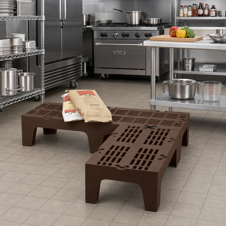 Product image #2 for Cambro S-Series Polypropylene Slotted-Top Dunnage Rack, 48 x 21 x 12 Inches, 3000 lb. Capacity