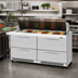 Thumbnail image #2 for Turbo Air PRO Series 60-Inch 2-Section Mega Top Sandwich/Salad Prep Table with 4 Drawers