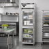 Thumbnail image #2 for Continental Refrigerator D1FSNGDHD One-Section Shallow Depth Reach-In Freezer with Half-Height Glass Doors