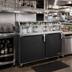 Thumbnail image #2 for Glastender 30-Inch x 18-Inch Back Bar Glass Ice Display Unit for Bottled Beverages