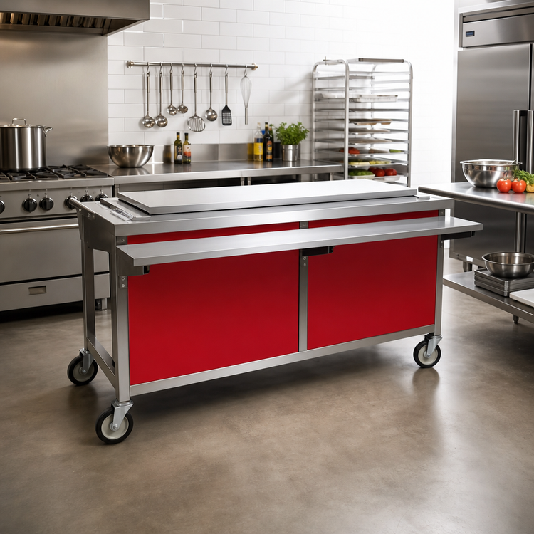 Product image #2 for Director's Choice DCS4-FTU 64" Mobile Self-Contained Frost Top Unit