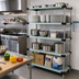 Thumbnail image #2 for Quantum 5-Shelf Solid Stainless Steel Shelving Starter Kit, 72 x 14 x 74 Inches